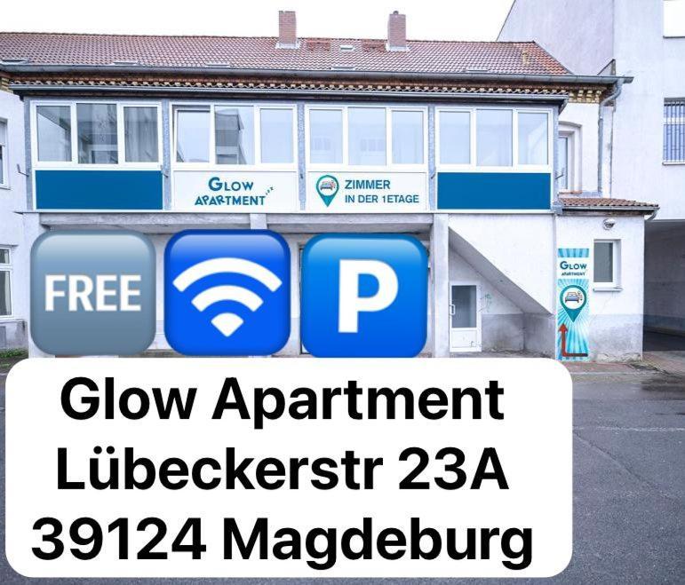 Glow Apartment Magdeburg Luaran gambar